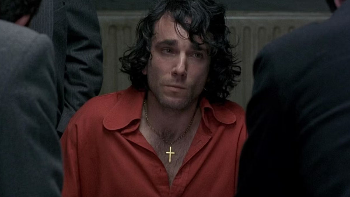 Daniel Day Lewis en prisonnier dans le film Au nom du père.