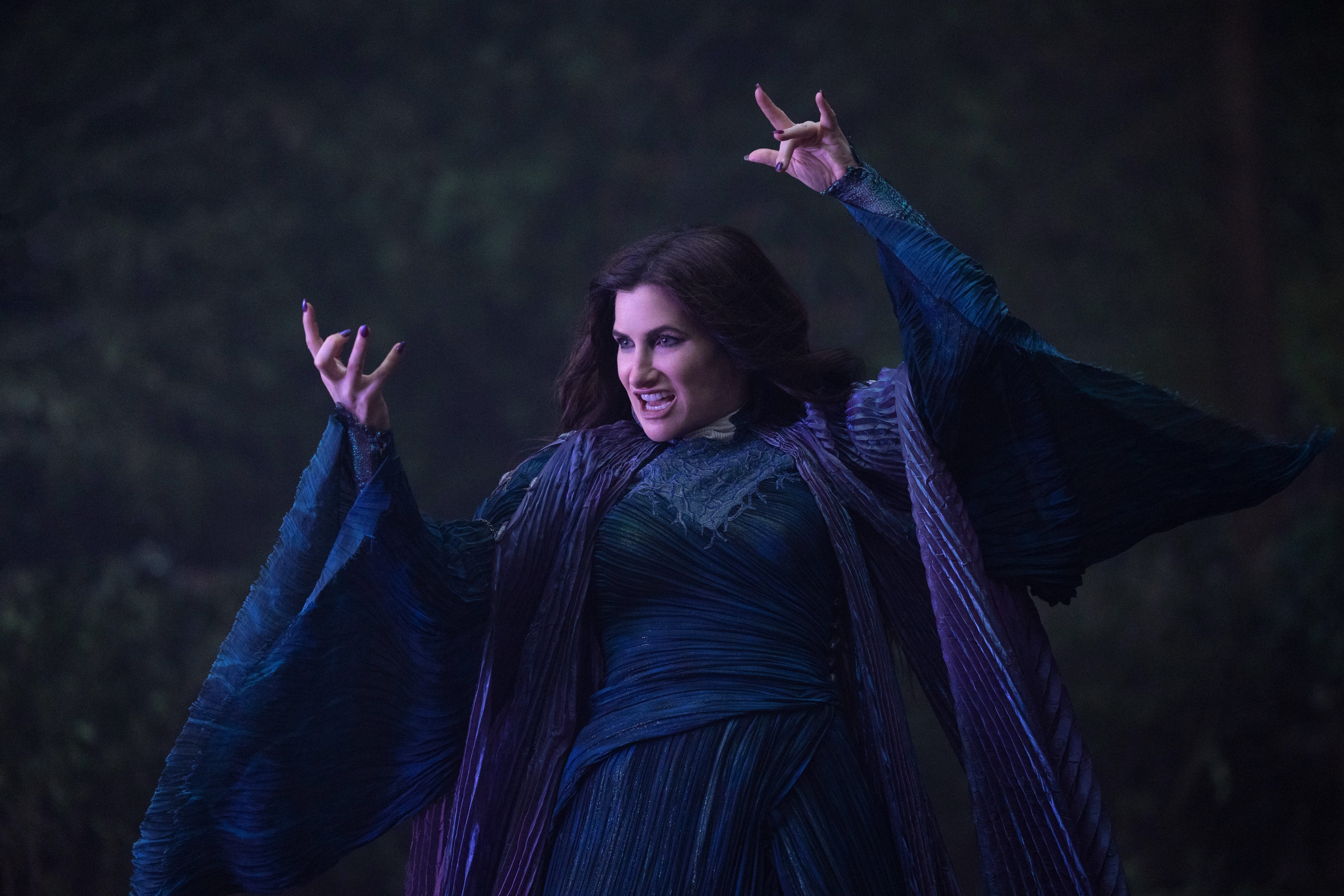 Kathryn Hahn prepares to cast a spell in Agatha All Along.