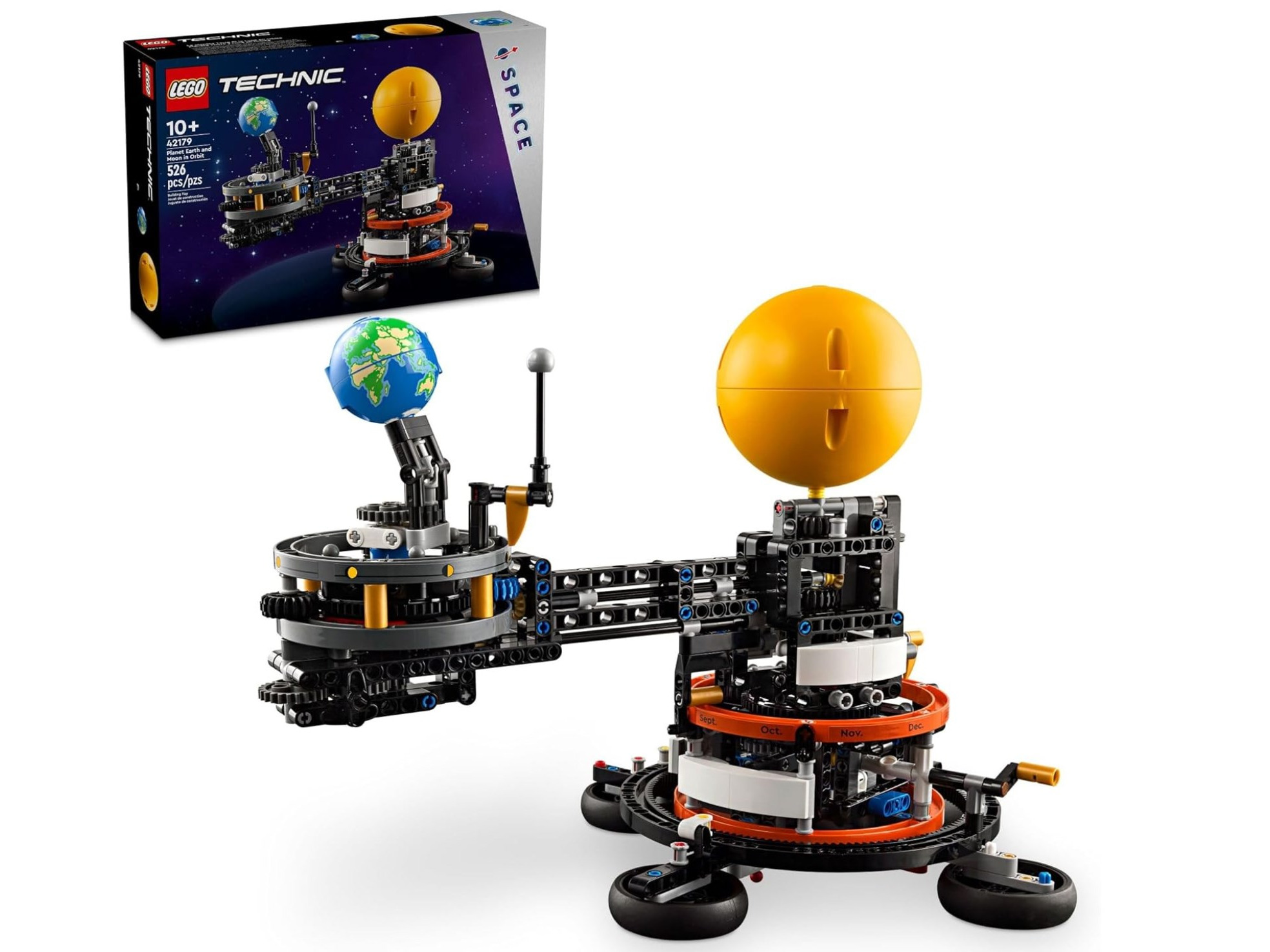 Conjunto de construção LEGO Technic Planeta Terra e Lua em Órbita