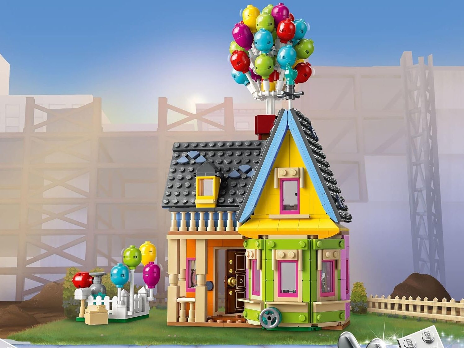 The iconic house from Pixar's 'Up' in Lego form.