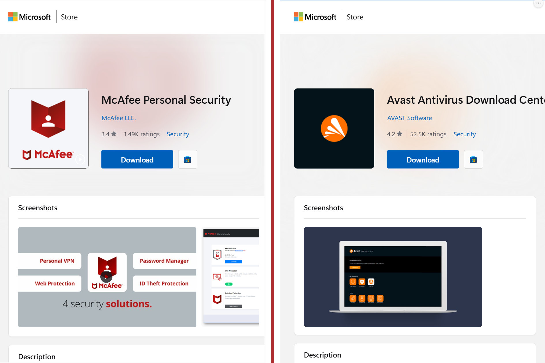 McAfee+ vs. Avast One: Which lost-cost antivirus app is best?