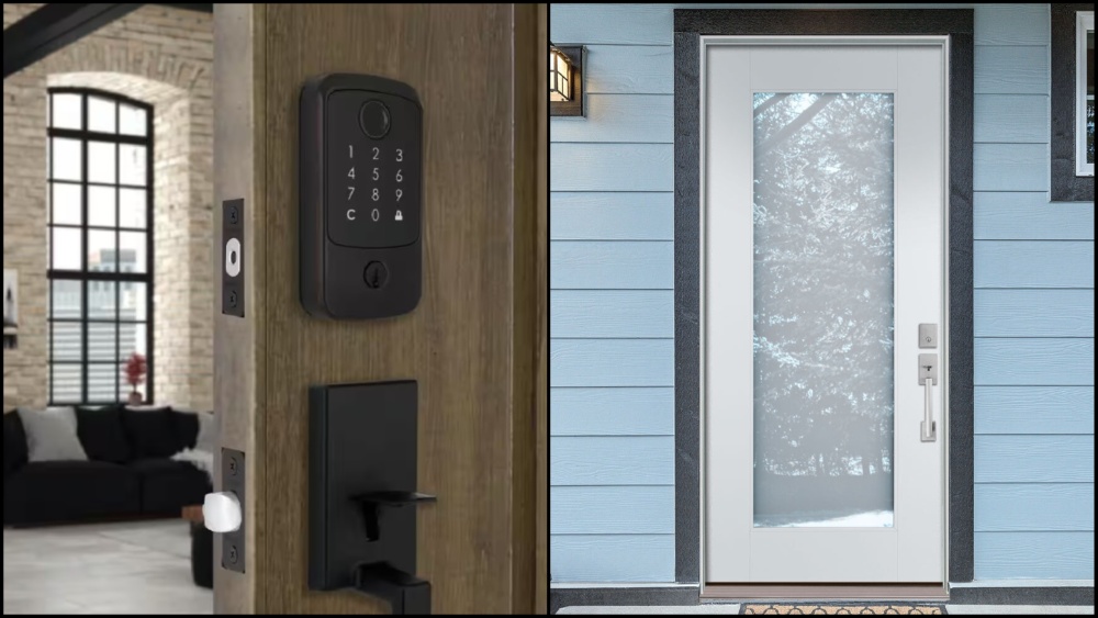 The new Hubspace smart door and smart lock.