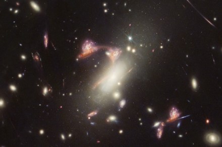 James Webb spots another pair of galaxies forming a question mark