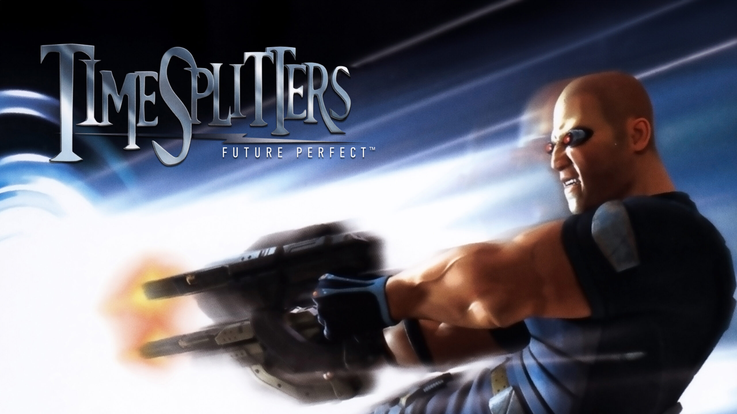 Key art for TimeSplitters Future Perfect.