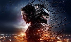 Venom and Eddie face away from each other in Venom: The Last Dance.