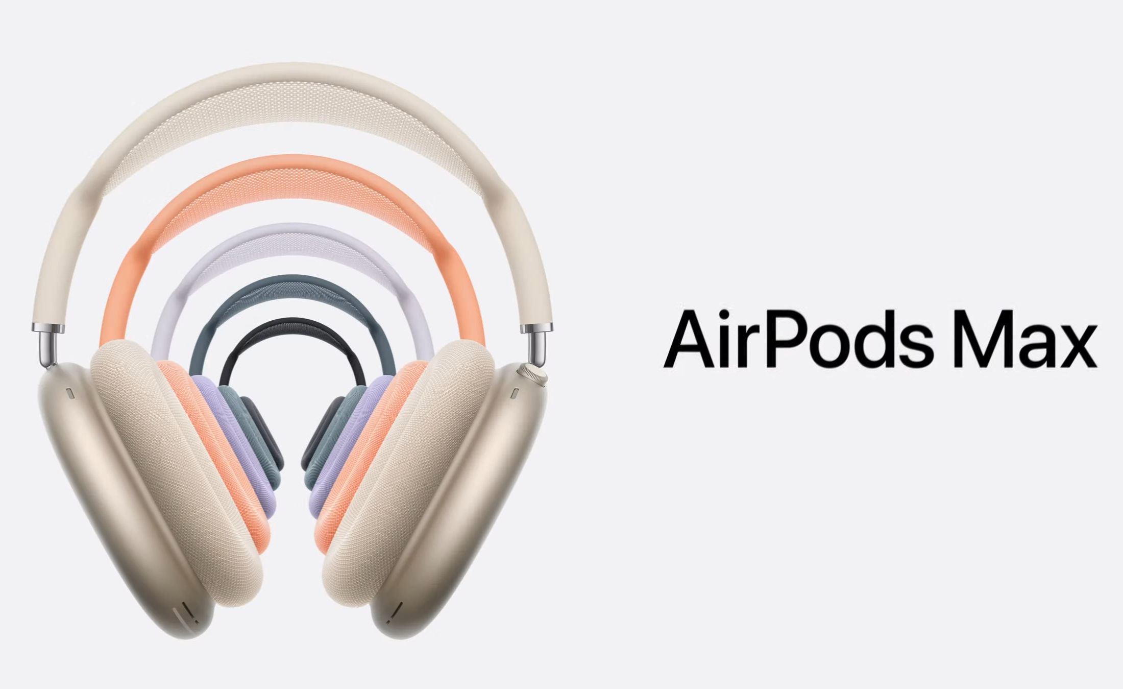 Apple AirPods Max 2-го поколения в пяти цветах.