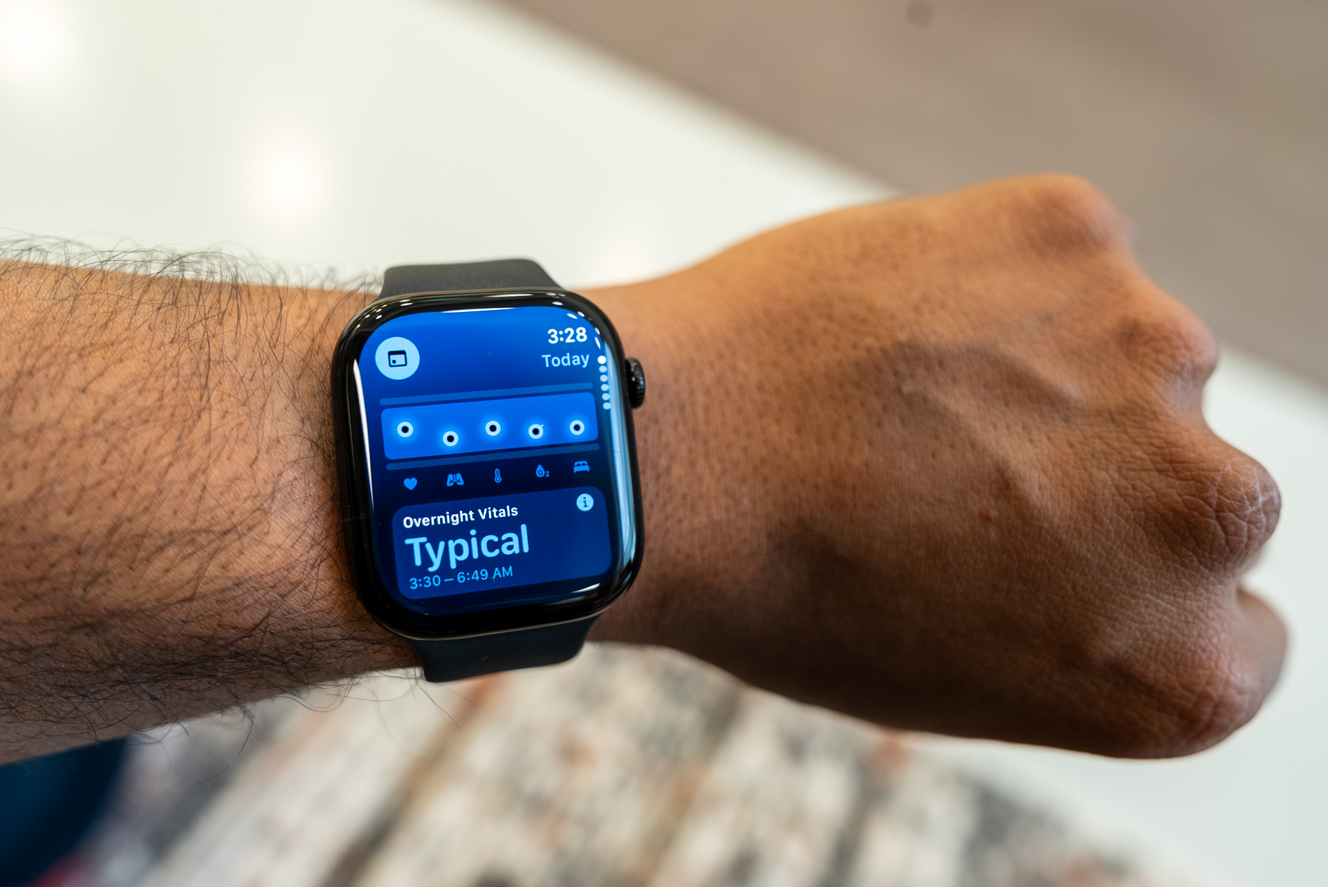 Vitalwerte Herzfrequenz auf der Apple Watch Series 10