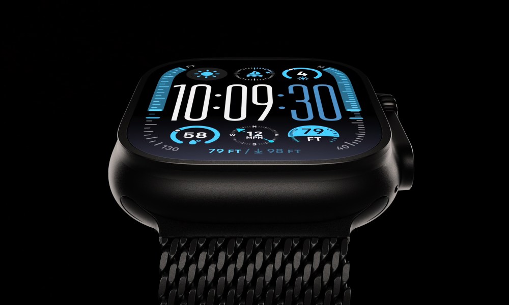 Apple Watch Ultra 2 in Satin Black.