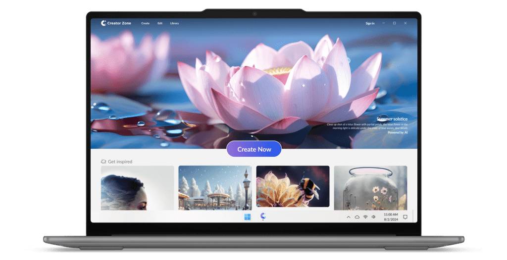 Lenovo’s Creator Zone brings Stable Diffusion to its PCs