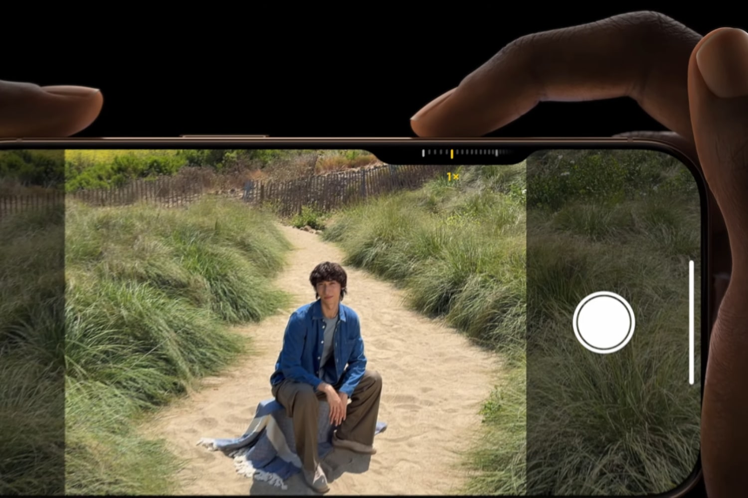 The Camera Control on the iPhone 16.