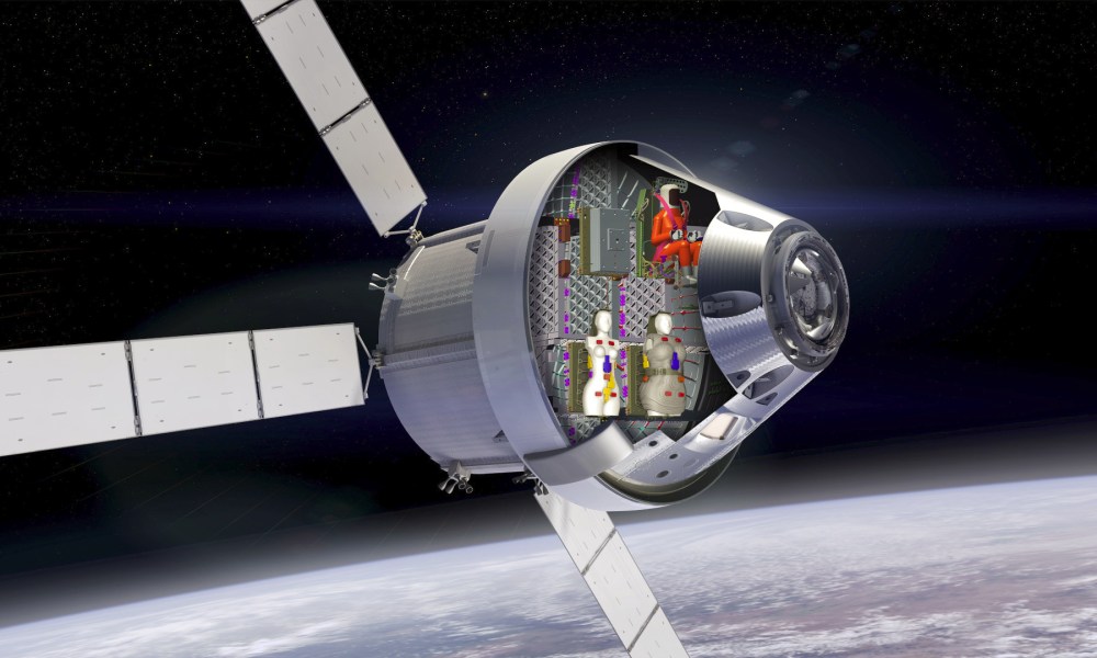 The two ‘phantoms’ of the Matroshka AstroRad Radiation Experiment (MARE), which will fly to the Moon on NASA's first Artemis I mission, occupy two of passenger seats (Seat #3 and Seat #4) in the Orion capsule.