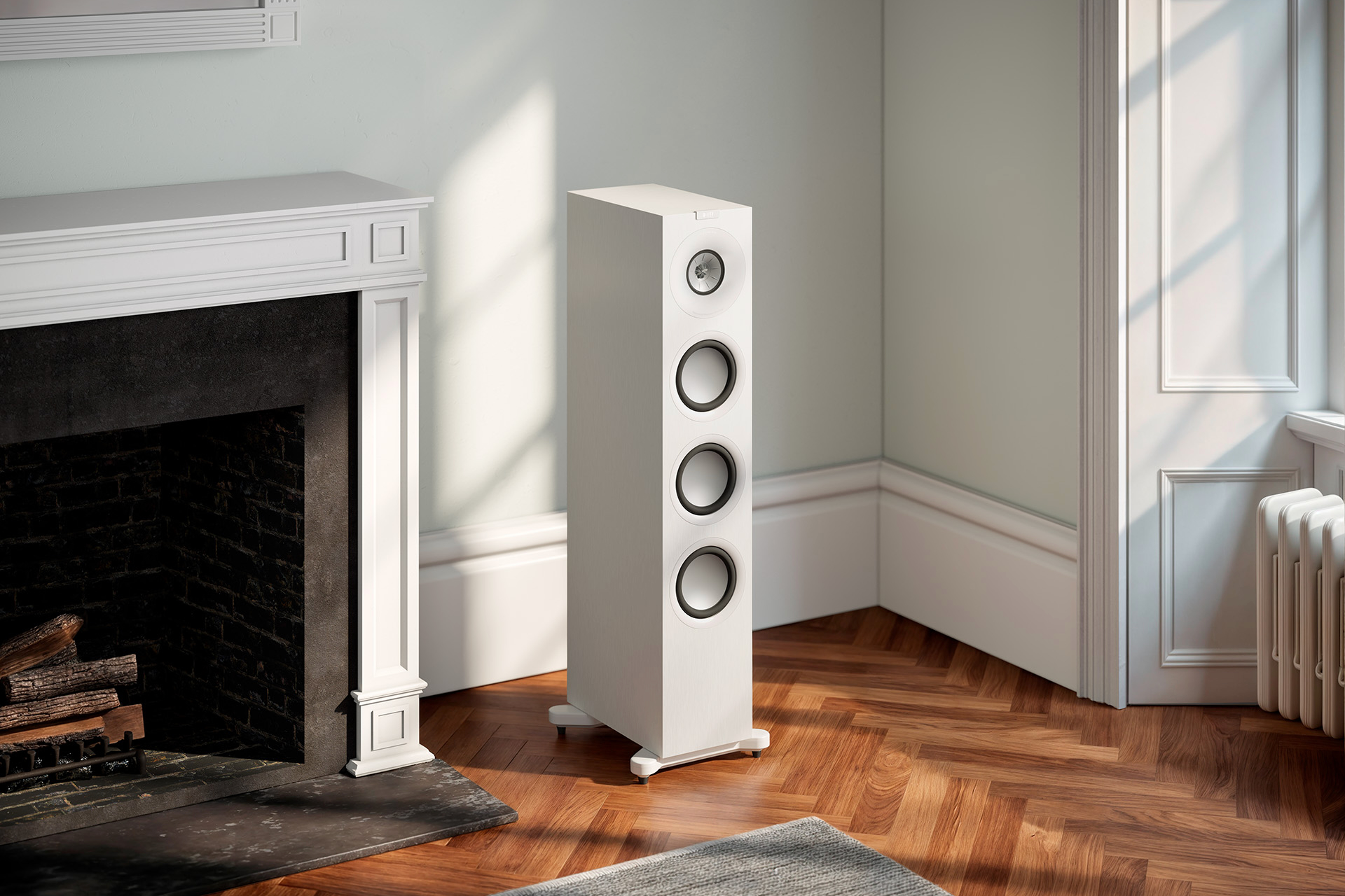 The KEF Q Series Meta speakers.