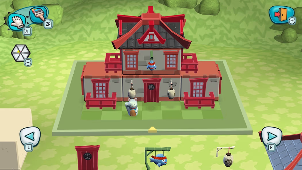 A house is customized in MySims: Cozy Bundle.