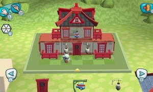 A house is customized in MySims: Cozy Bundle.