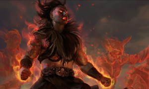 A barbarian character in Path of Exile 2.