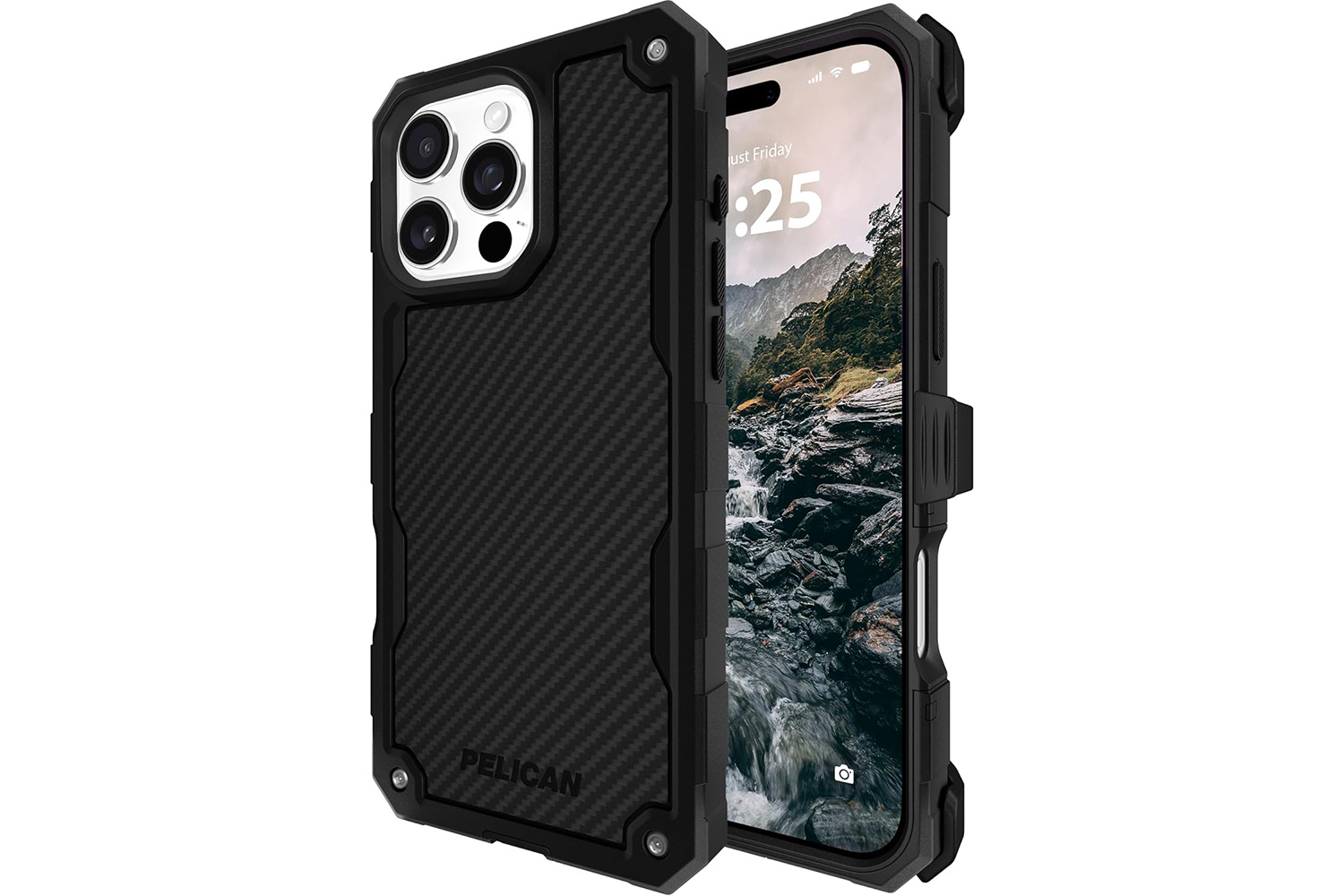 Coque Pelican Shield pour iPhone 16 Pro Max.