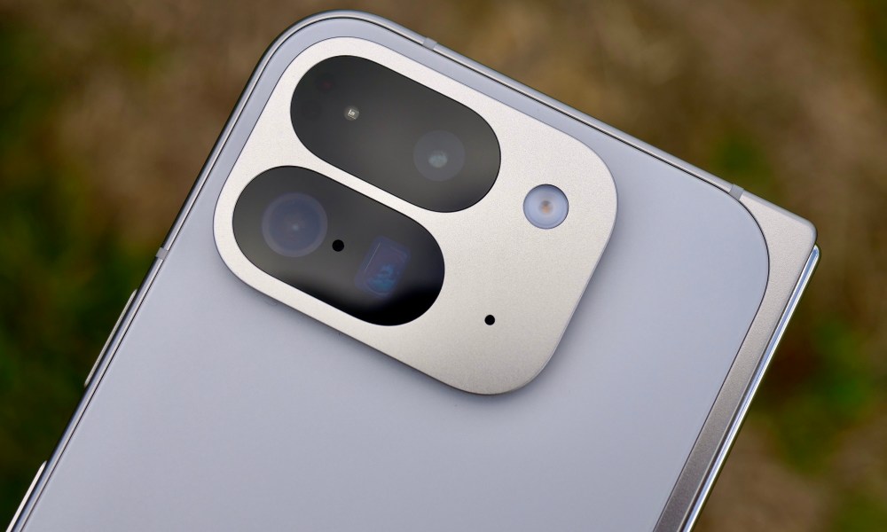 The Google Pixel 9 Pro Fold's camera module.