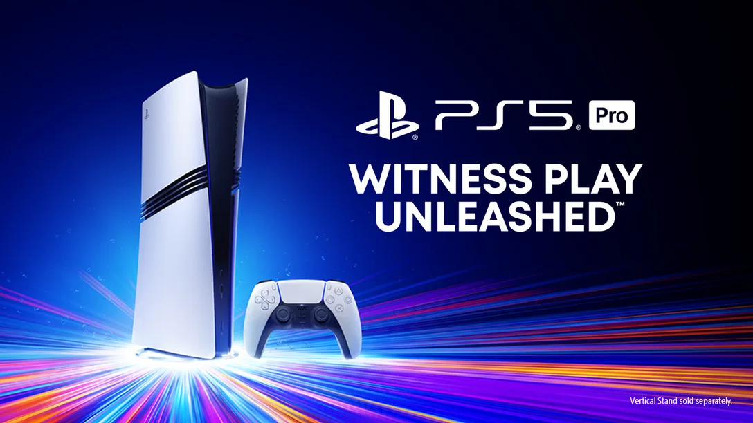 Une publicité pour la PS5 Pro indique Witness Play Unleashed.