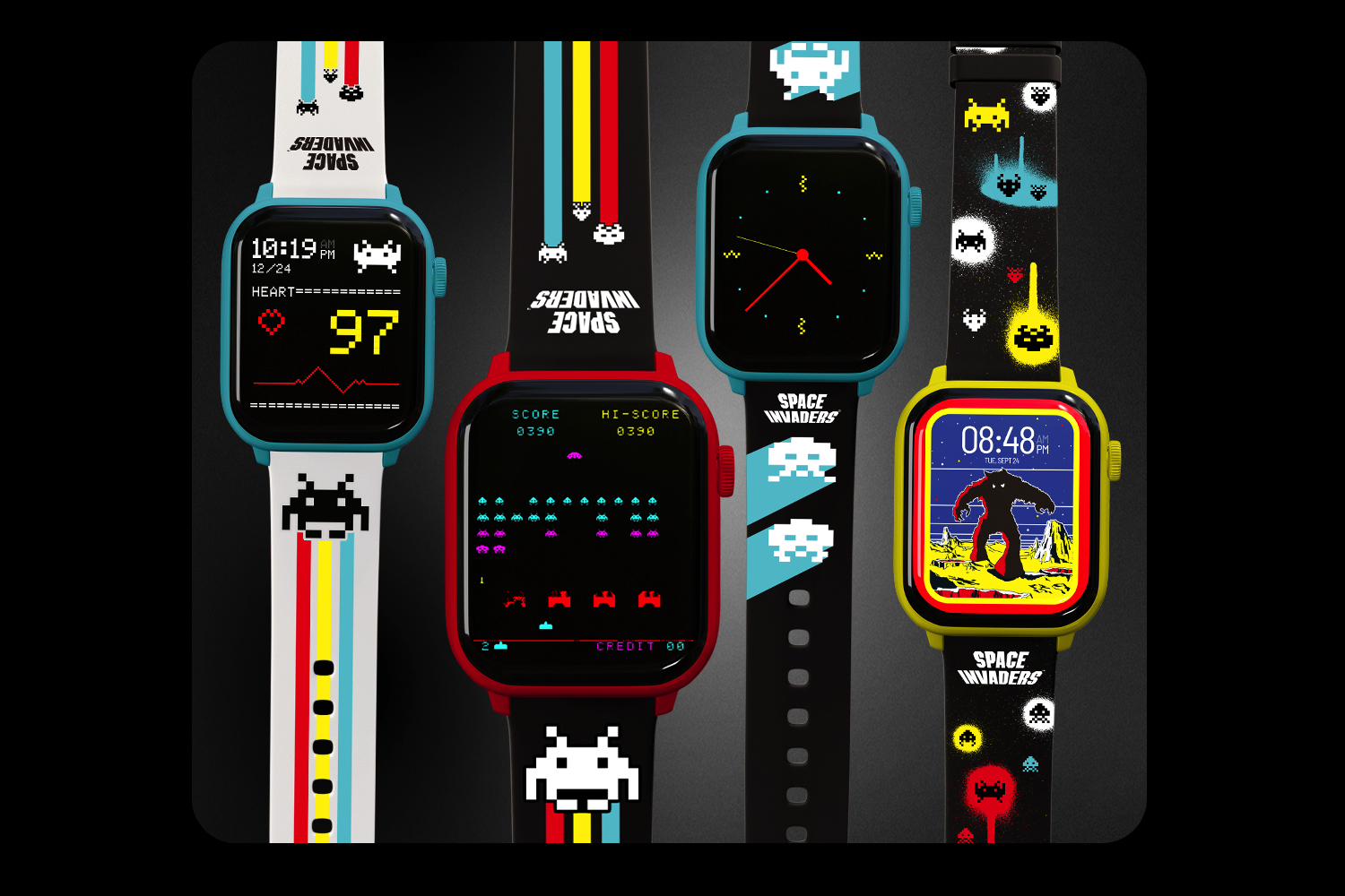 You can play Space Invaders on this crazy retro smartwatch