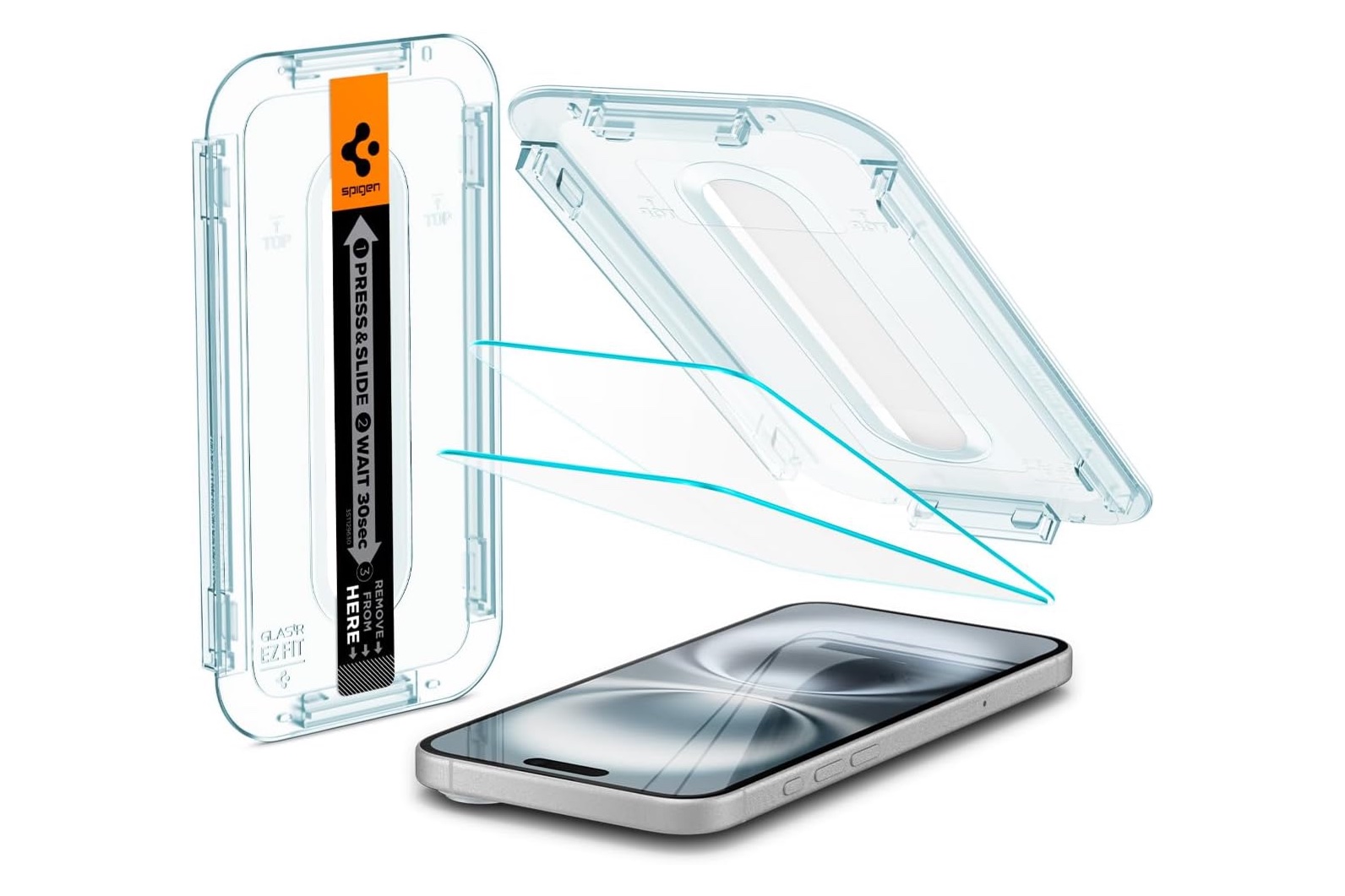 Protection d'écran Spigen GlasTR EZ FIT pour iPhone 16.