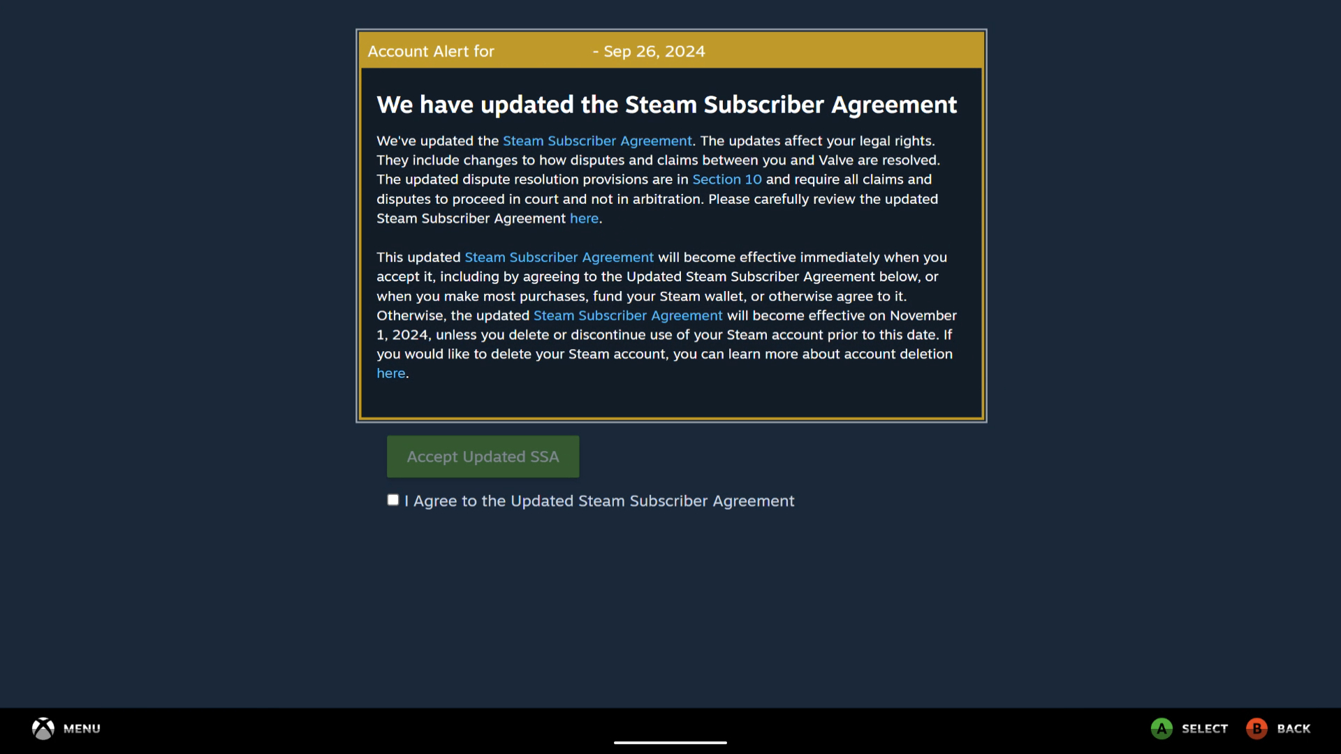 Surprise Steam agreement update says you can now sue Valve directly