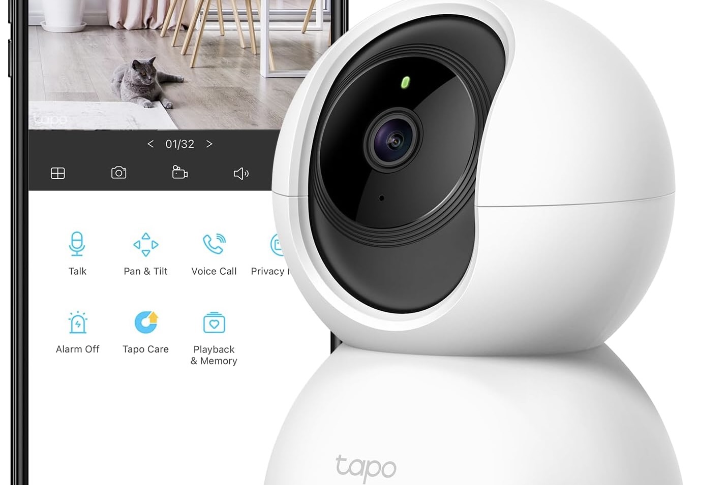 The TP-Link Tapo C200 Security Camera.