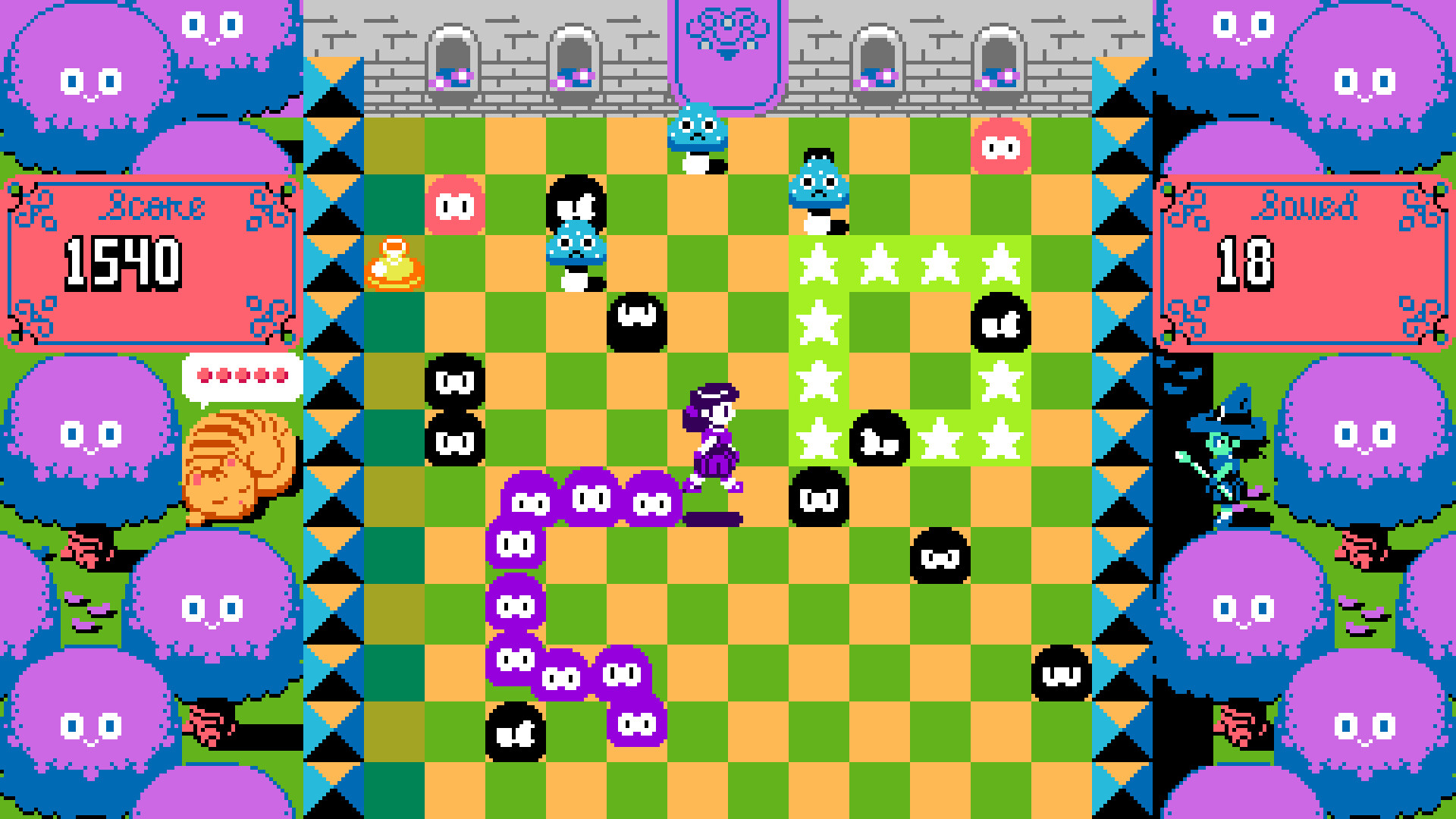 O minijogo Magic Garden aparece em UFO 50.