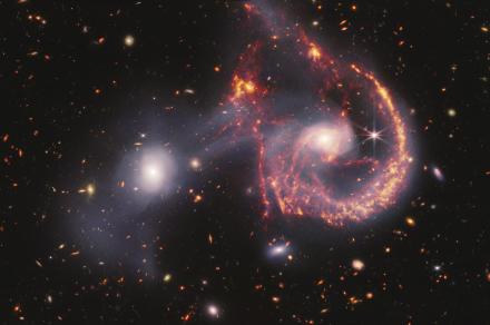 James Webb image shows two galaxies in the process of colliding