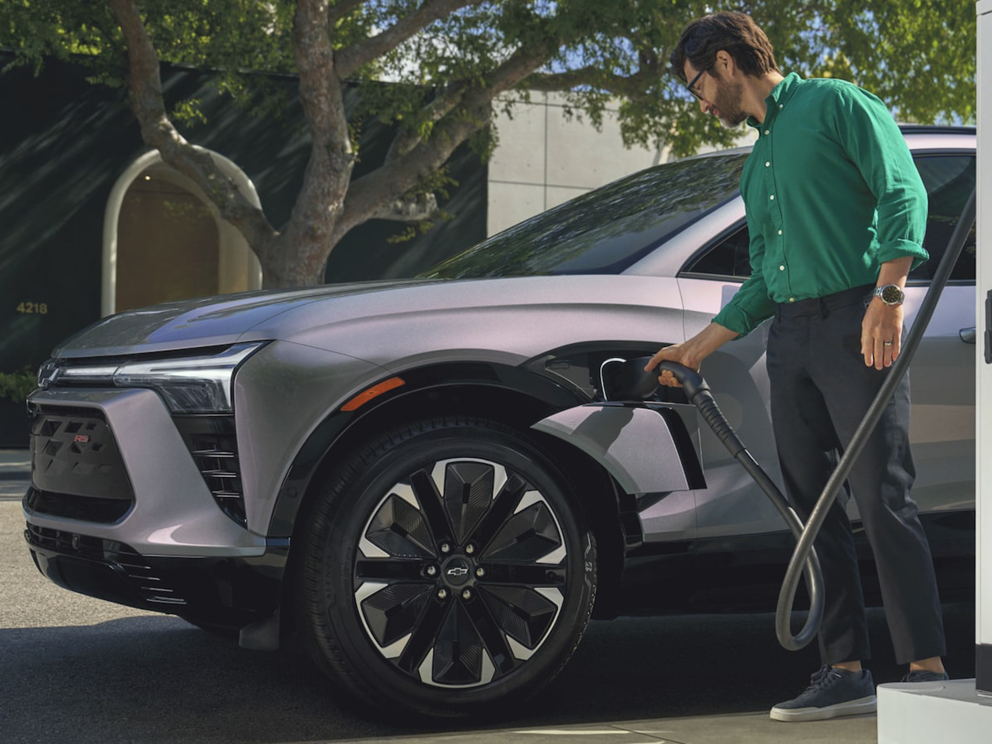 Charging a Chevy Blazer EV