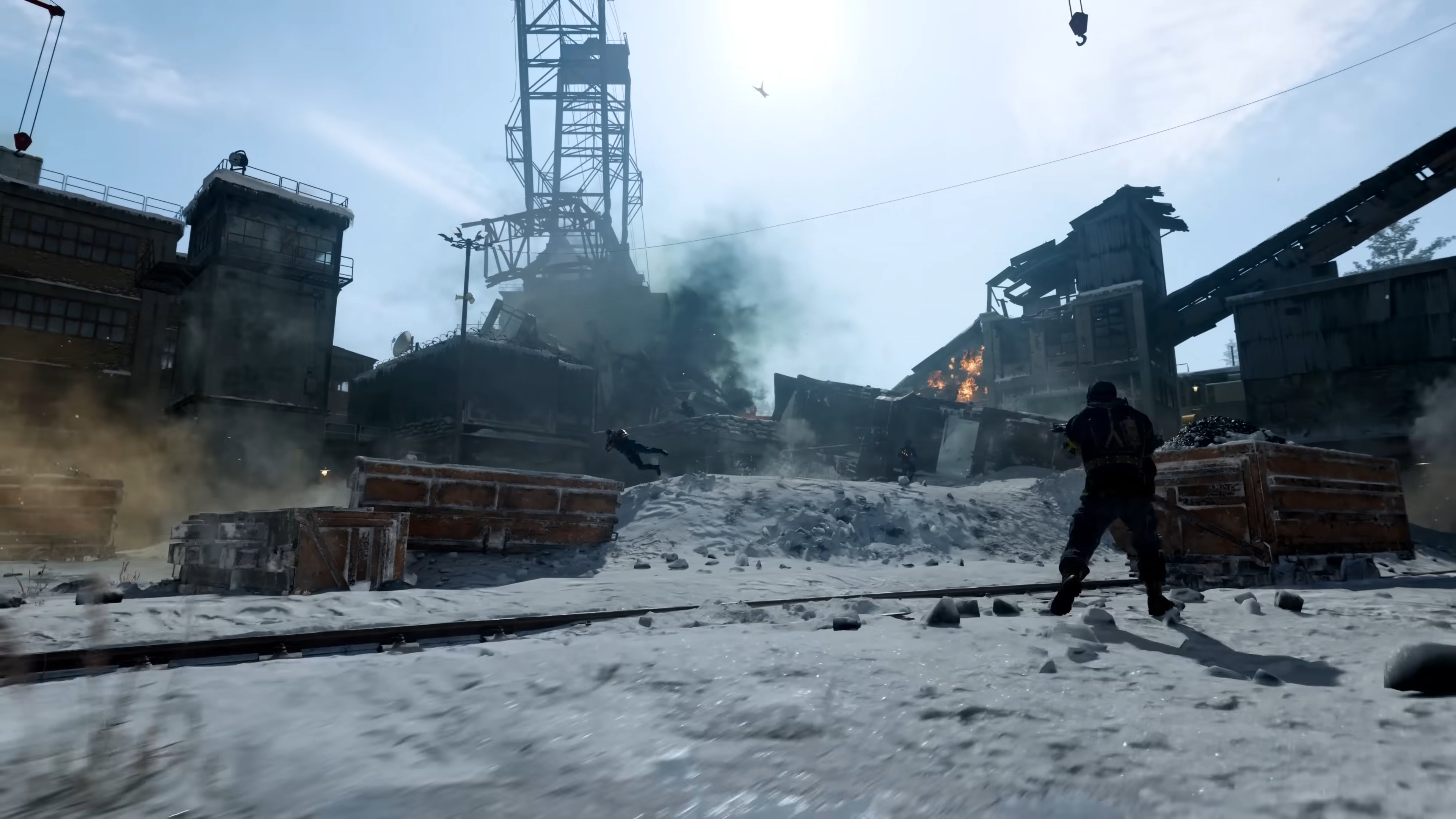 Una zona de guerra en Black Ops 6.