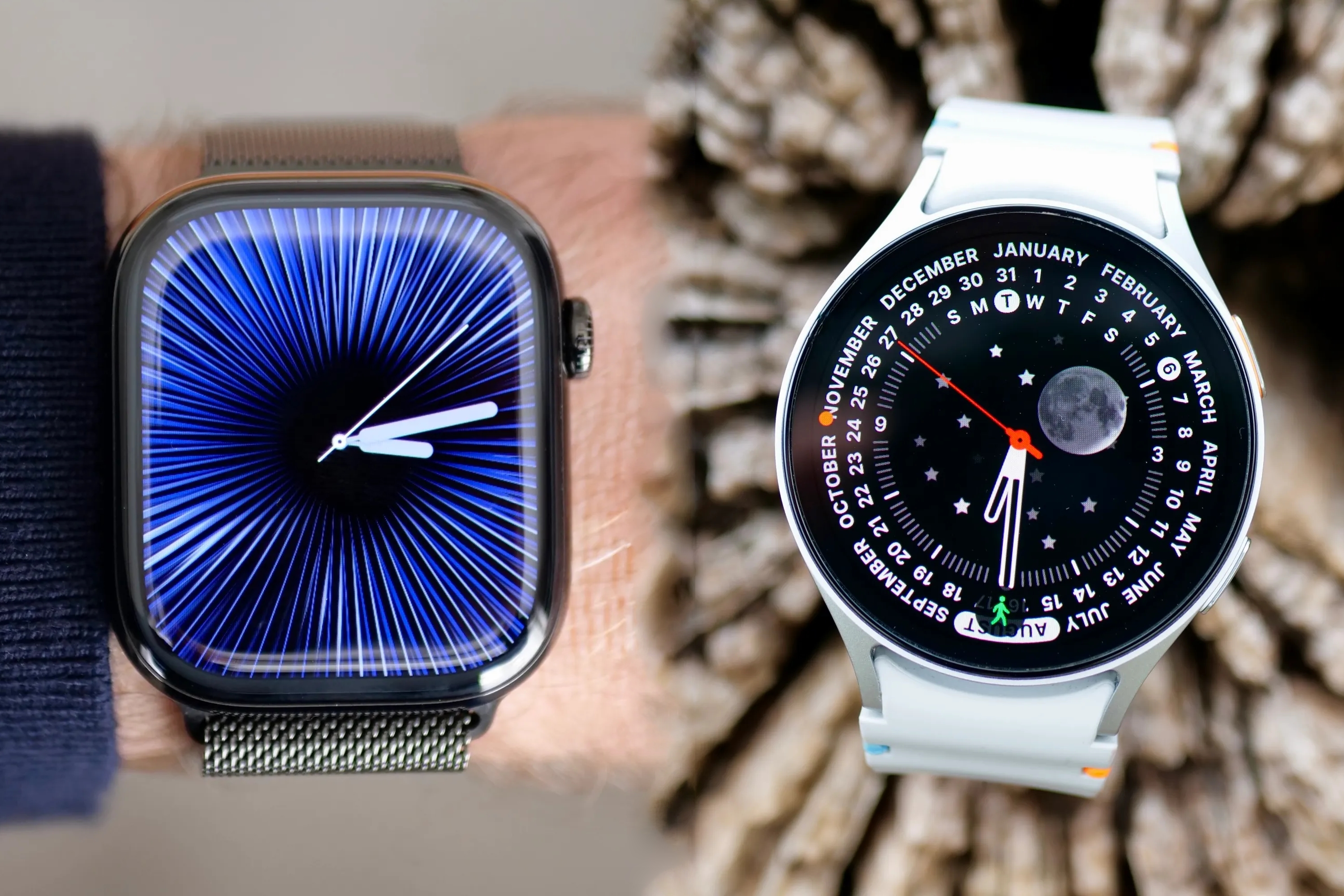 Galaxy watch vs iwatch series 4 online