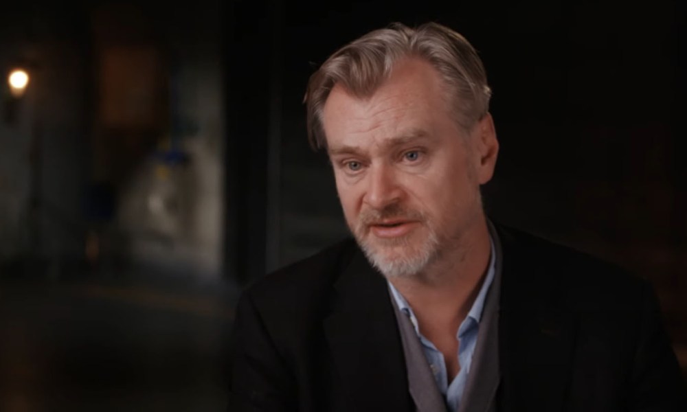 Christopher Nolan speaks about Oppenheimer in a promo for Universal Pictures.