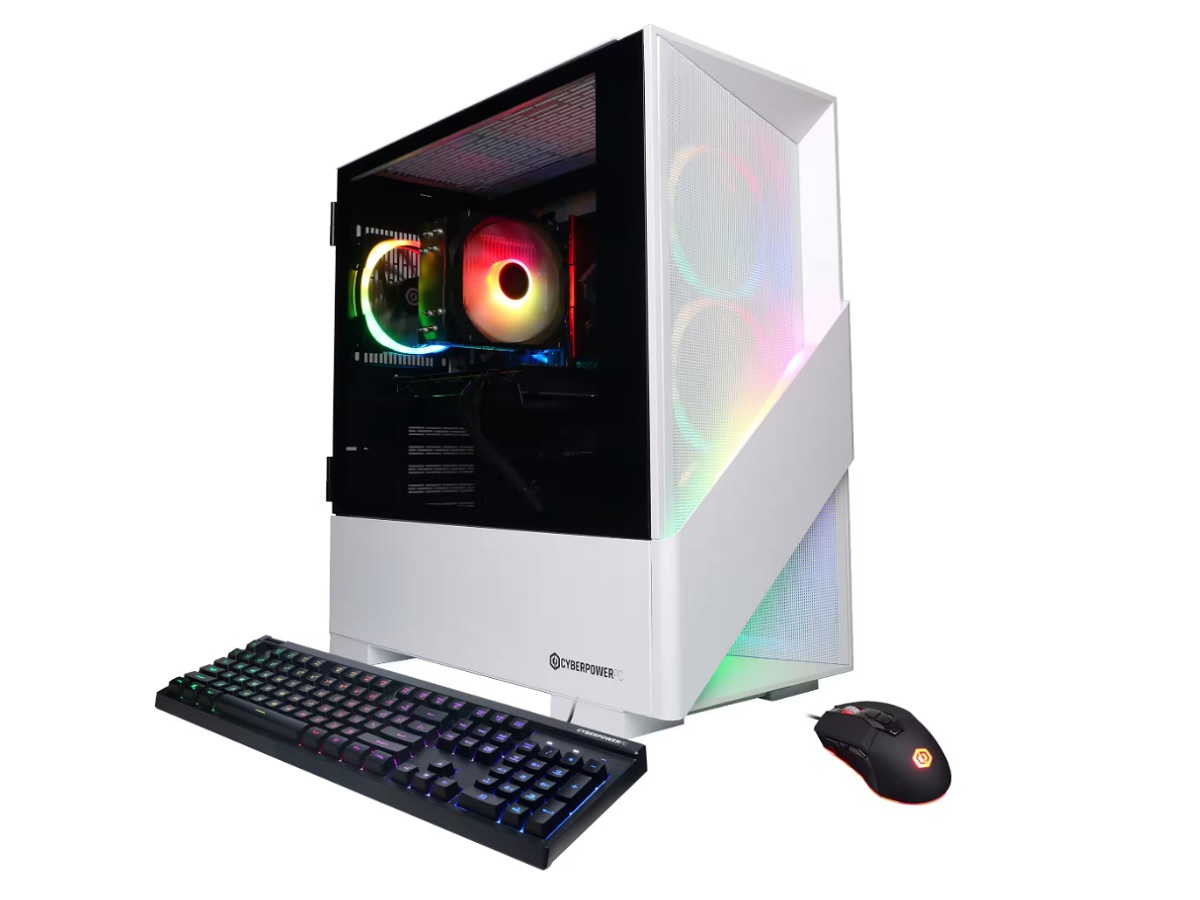 The CyberPowerPC Gamer Master gaming PC on a white background.