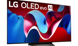 The LG 65-inch C4 OLED 4K webOS TV against a white background.