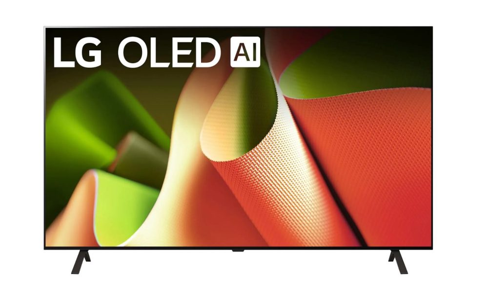 The 2024 LG B4 OLED on its home screen.