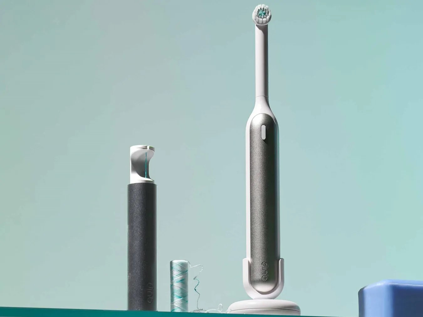 Quip 360 Electric Oscillating Toothbrush with smart features.