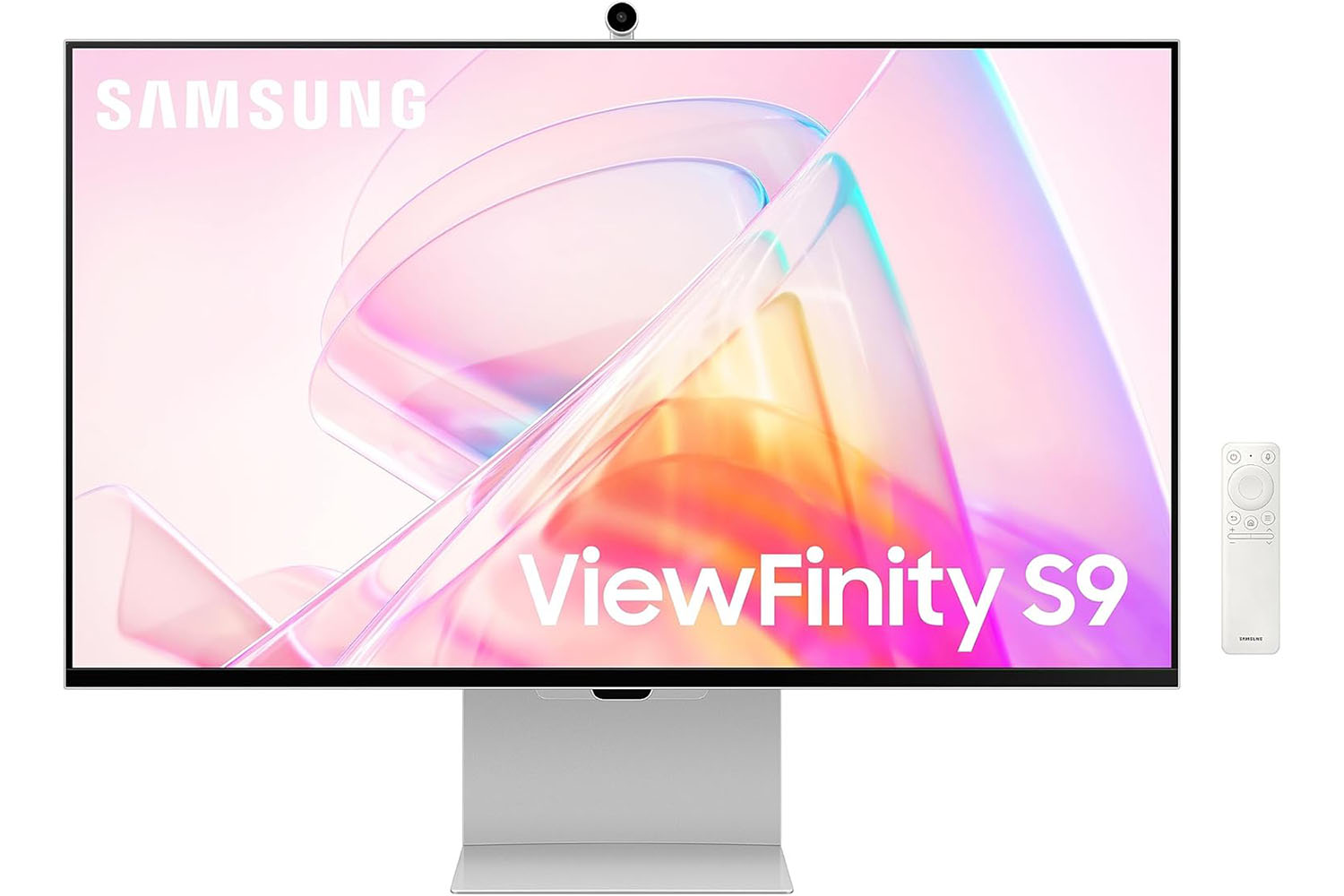 27-дюймовый монитор Samsung ViewFinity S9 5K на белом фоне.