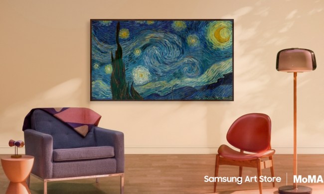 "The Starry Night' as seen on the Samsung The Frame television.