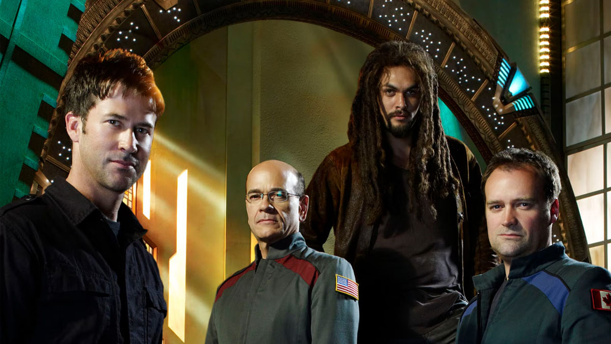 El elenco de Stargate Atlantis.