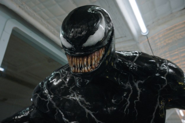 Venom smiles underground in Venom: The Last Dance.