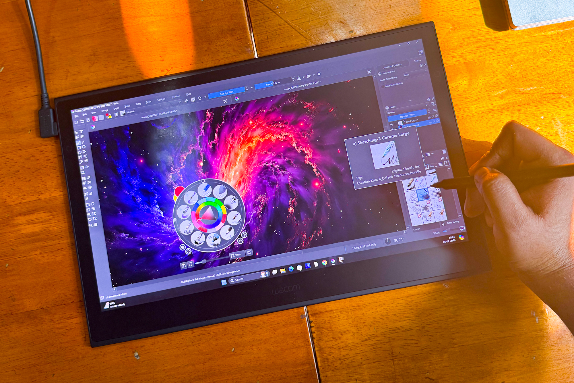 The Wacom Movink is one of the most unique tablets I used this year