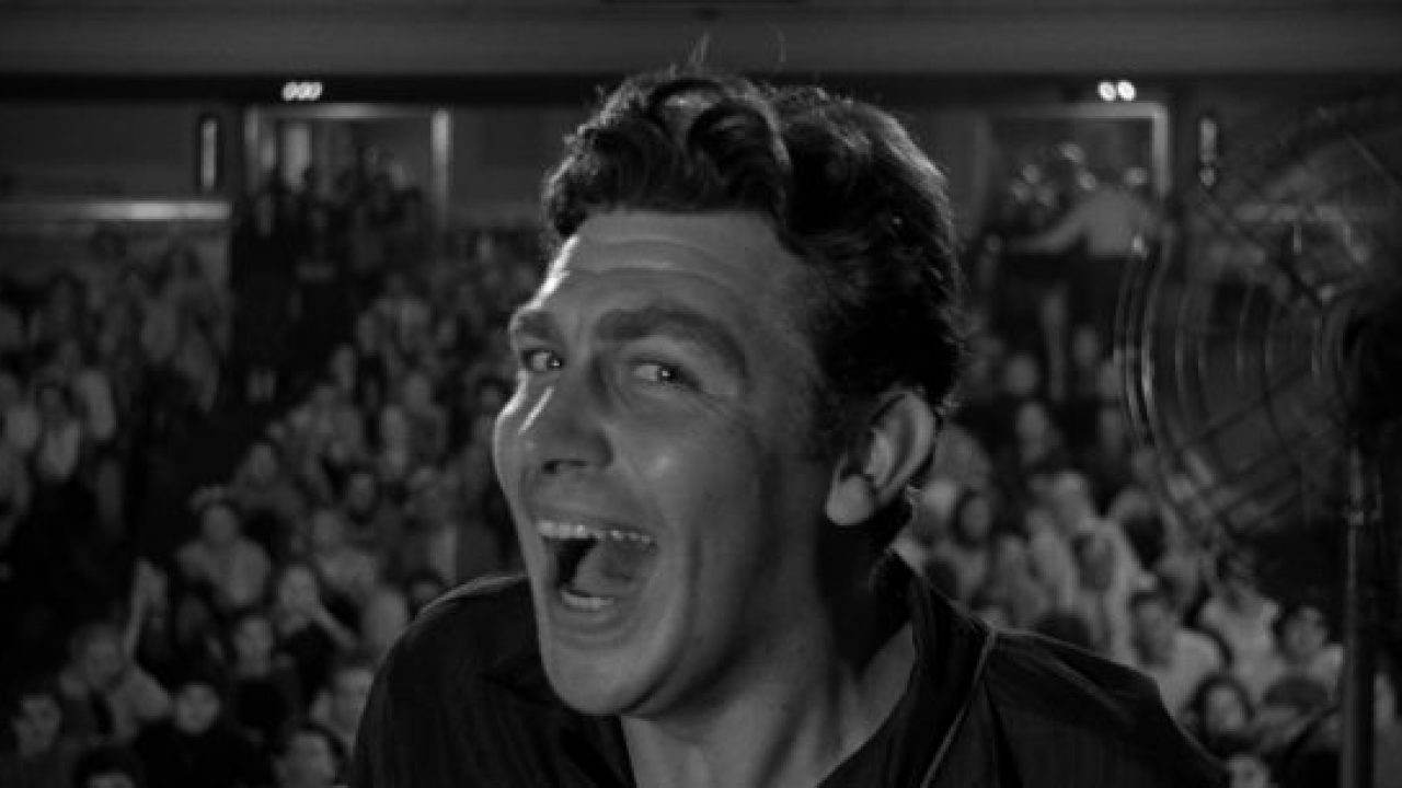 Andy Griffith in A Face in the Crowd.