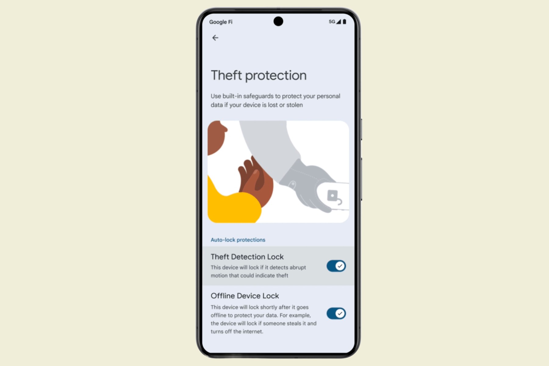 Theft Protection for Android smartphones.