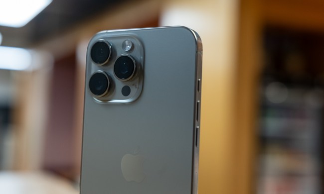 Close up of the iPhone 16 Pro Max camera