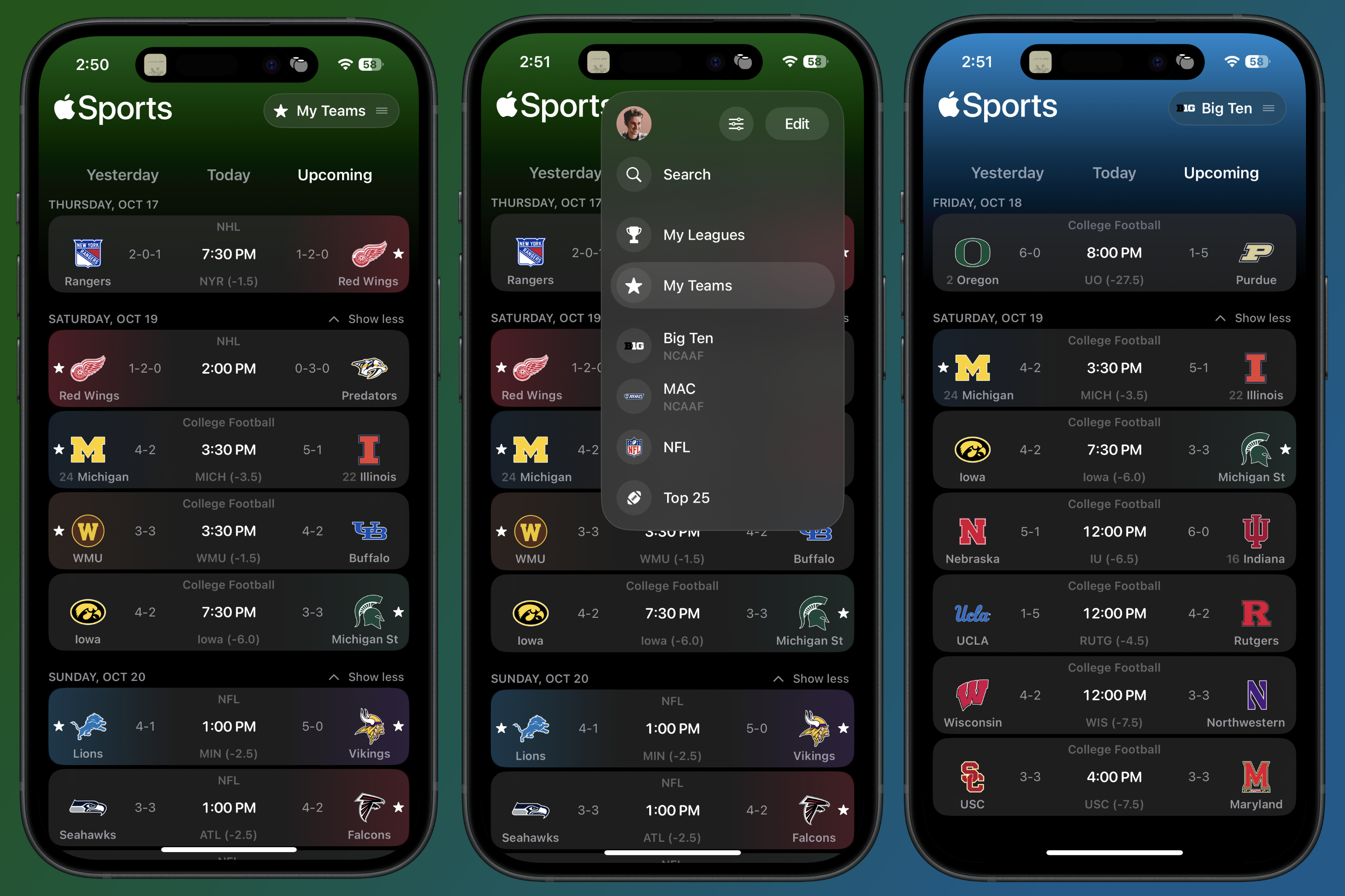 If you aren’t already using the Apple Sports app, you need to