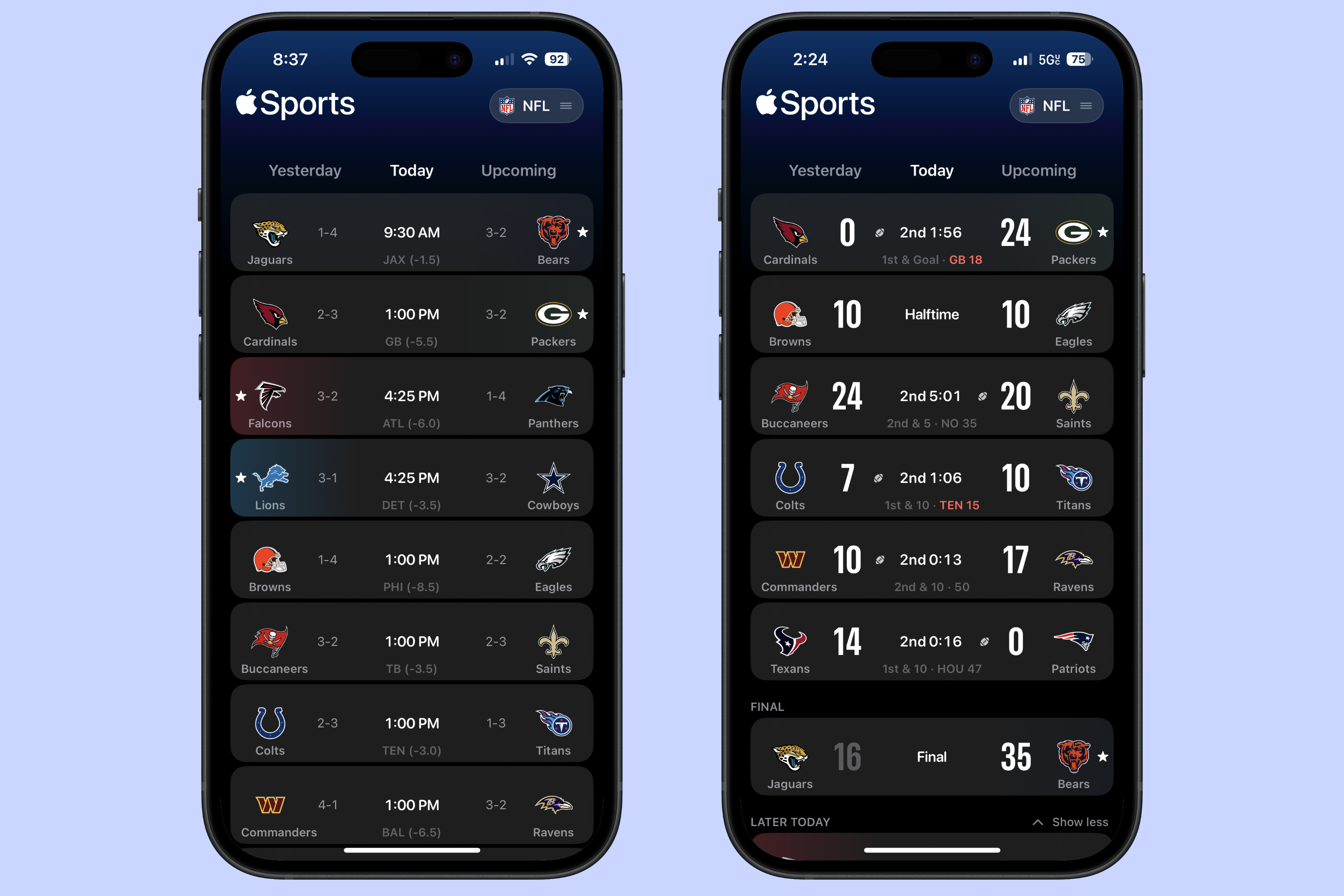 If you aren’t already using the Apple Sports app, you need to