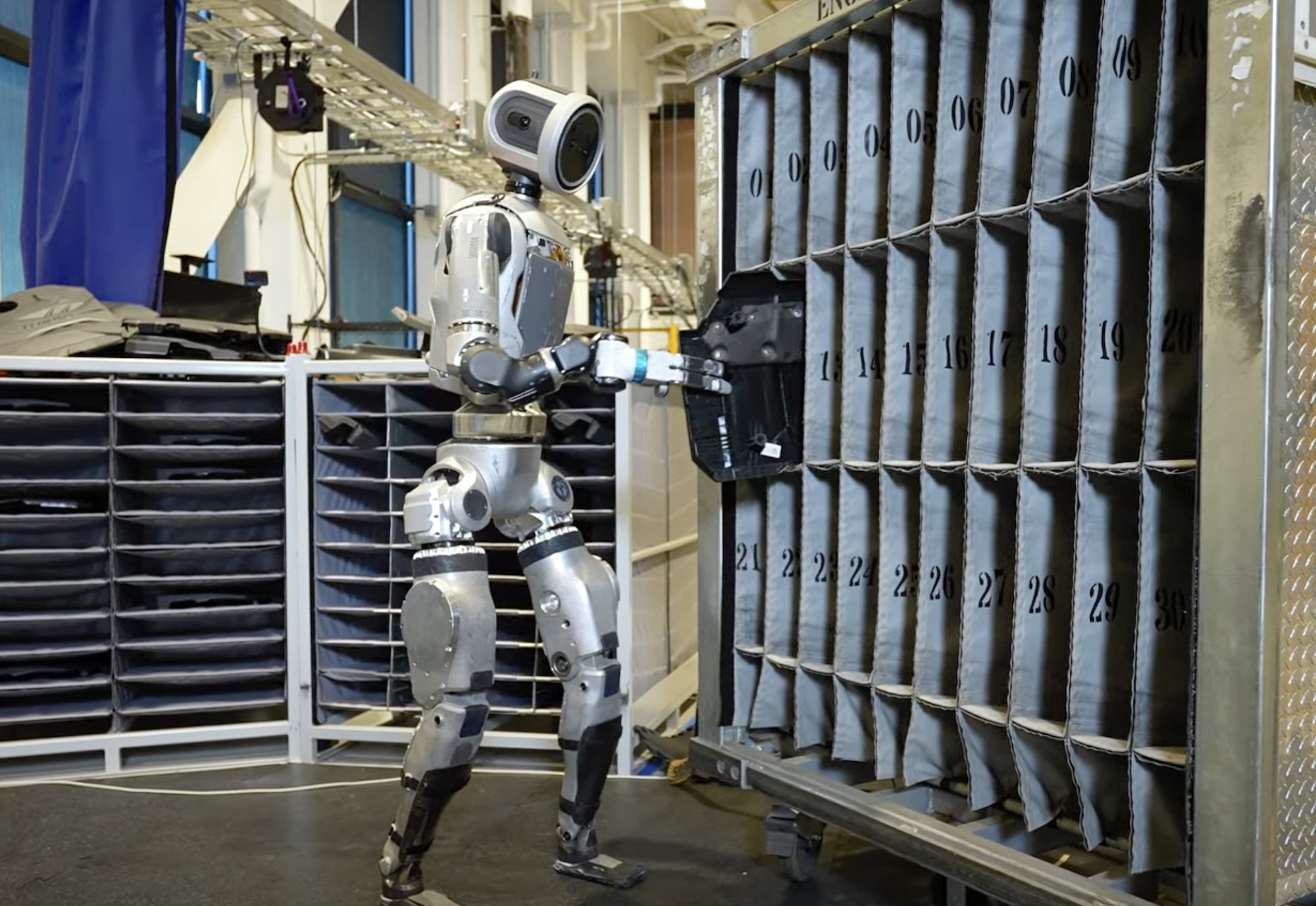 Watch Boston Dynamics’ Atlas robot happily working all by itself