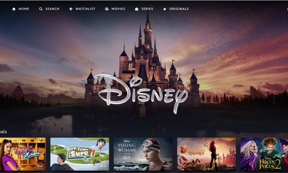 DisneyPlus on Chrome.