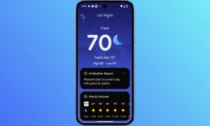 Google Pixel showing the Google Pixel Weather app.