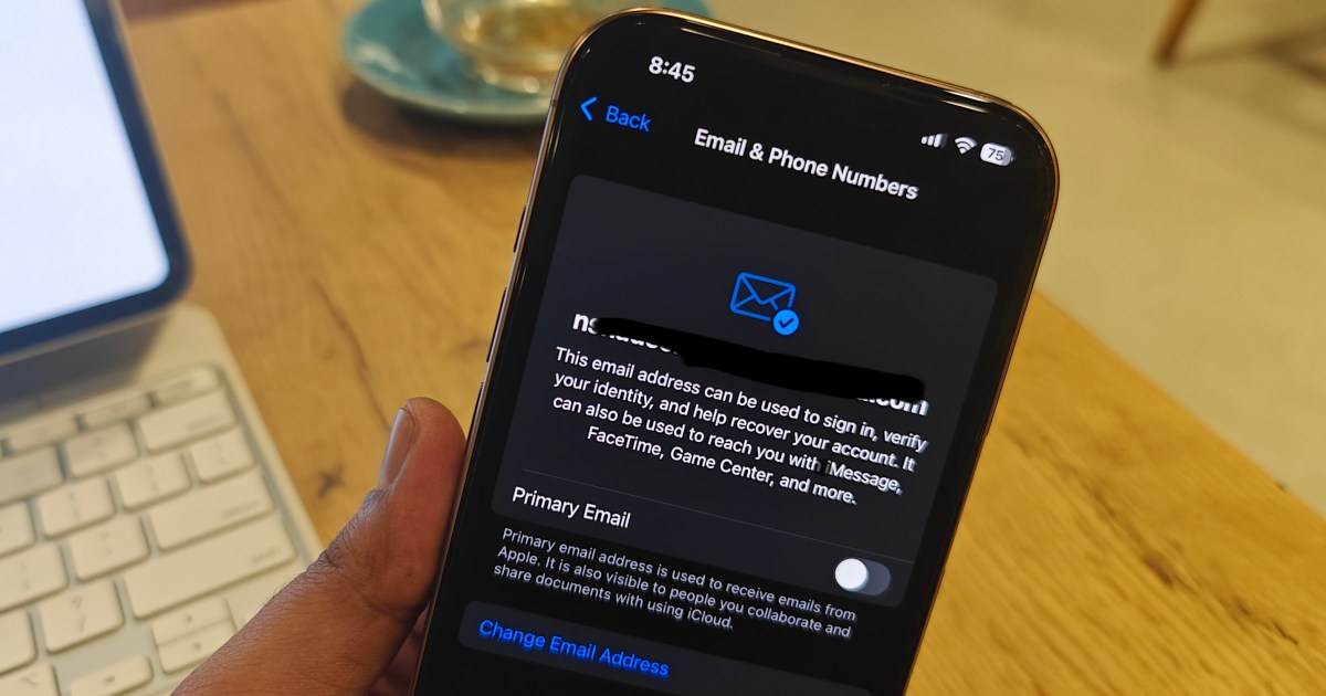 IOS 18.1 makes it easier to handle email address changes | Digital Trends